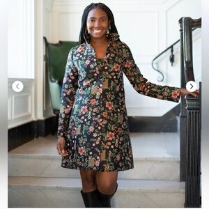 NWT ModCloth cat pattern car coat